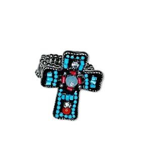 6155gc. Southwest Stretch Ring